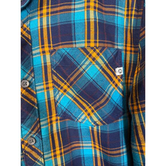 Marmot Womens Multicolor Plaid Long Sleeve Button Down - Medium - Picture 2 of 8